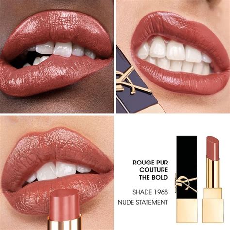 ysl lippenstift nude|ysl lipstick high pigment.